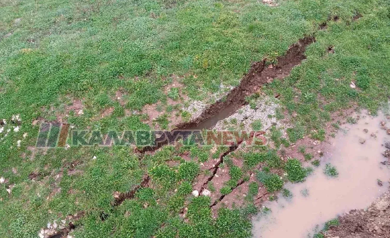 Δροσάτο Καλαβρύτων: Σε κίνδυνο κατοικία - Υποχώρησε το έδαφος ΦΩΤΟ