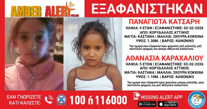 Κορυδαλλός: Εξαφάνιση δύο παιδιών 5 και 9 ετών 29 Κορυδαλλός: Εξαφάνιση δύο παιδιών 5 και 9 ετών