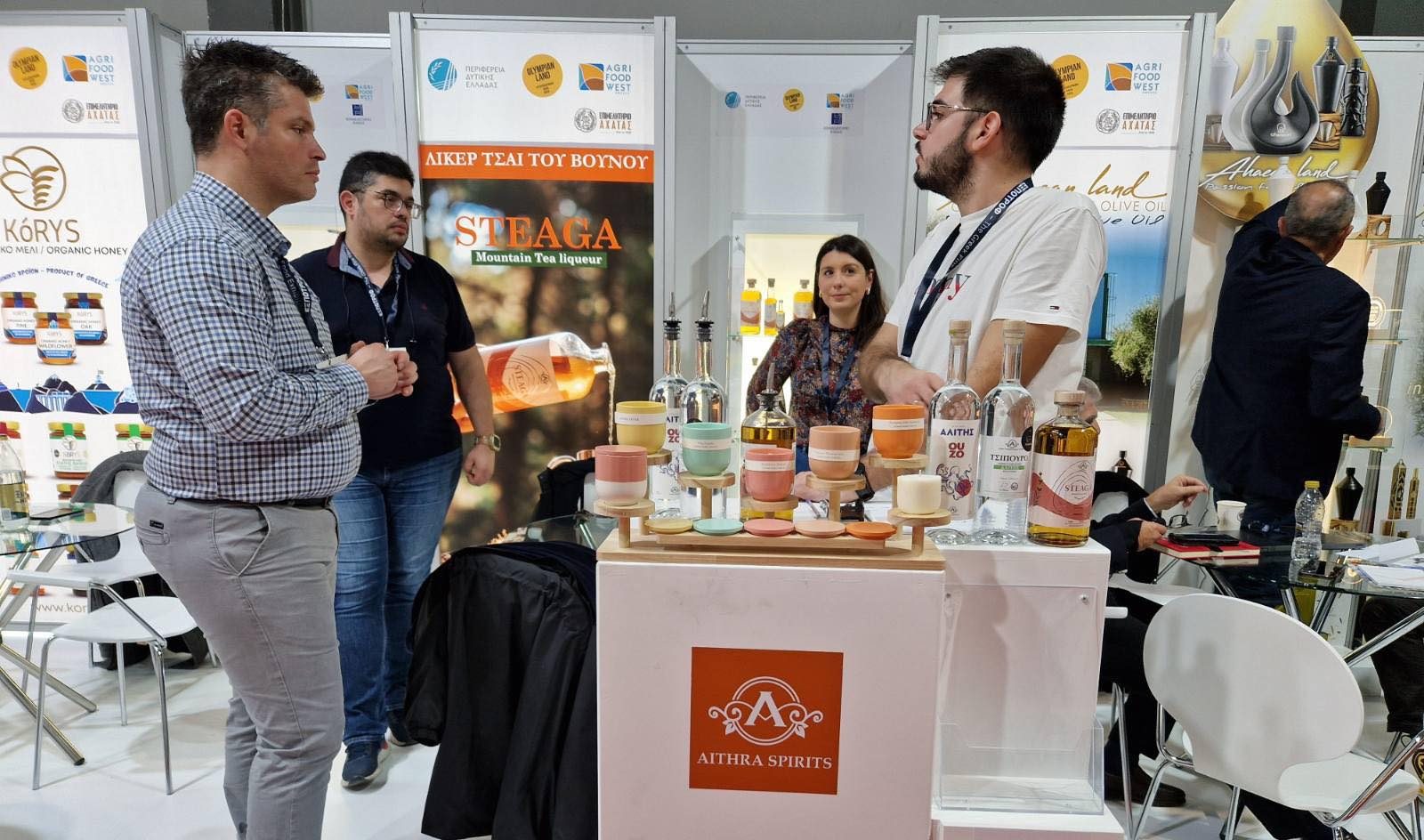 Επιχειρήσεις της Αχαΐας στην Eκθεση «ΕXPOTROF» για την Αγροδιατροφή ΦΩΤΟ