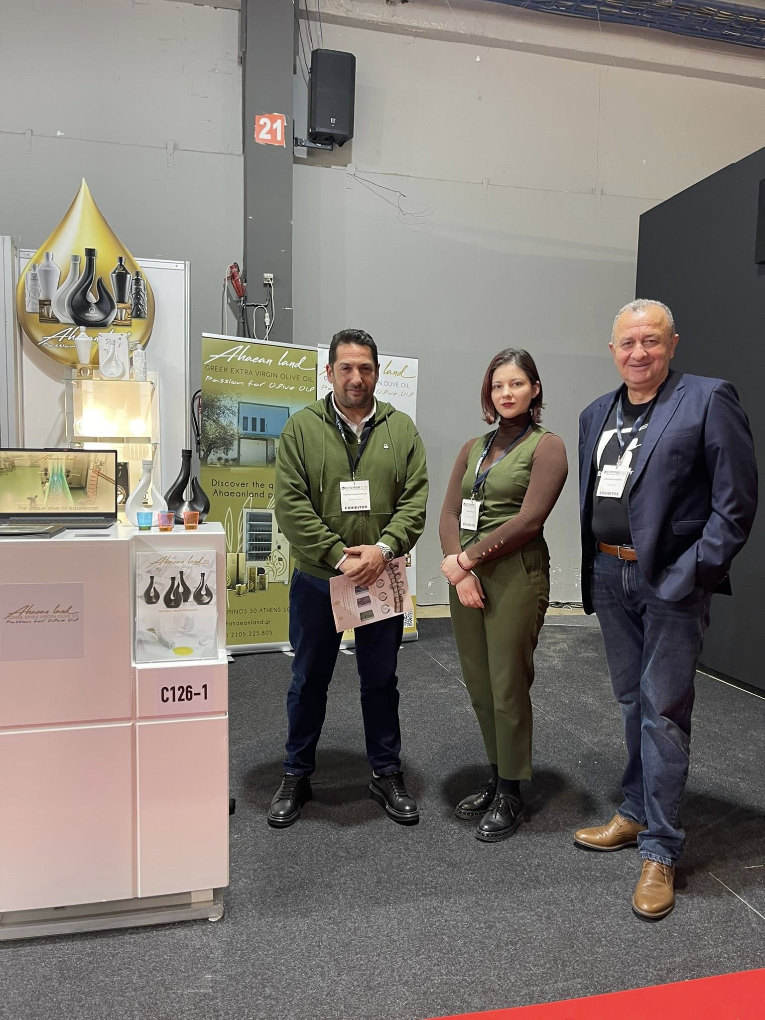 Επιχειρήσεις της Αχαΐας στην Eκθεση «ΕXPOTROF» για την Αγροδιατροφή ΦΩΤΟ