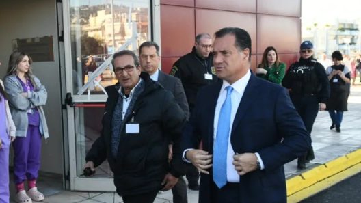 Από παλαιότερη επίσκεψη Γεωργιάδη στο Νοσοκομείο «Αγ. Ανδρέας»