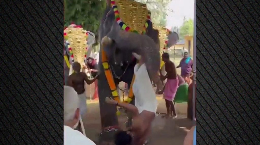 Η στιγμή του τραυματισμού του άνδρα