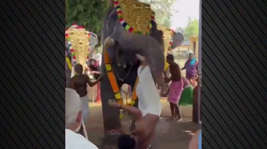 Η στιγμή του τραυματισμού του άνδρα