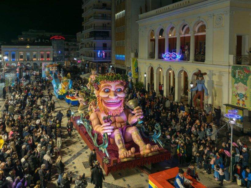 Τα εντυπωσιακά άρματα του Πατρινού Καρναβαλιού 2026