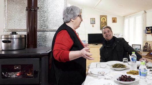 Με την «Κυρά του Δέλτα» γευμάτισε ο Κυριάκος Μητσοτάκης στον Έβρο