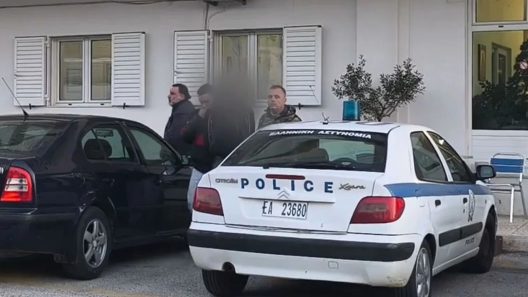 Η στιγμή της σύλληψης του φερόμενου δράστης της δολοφονίας