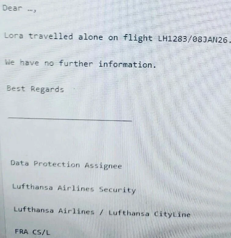 H απάντηση της Γερμανικής αεροπορικής εταιρείας