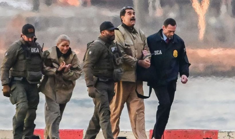 Ο Νικολάς Μαδούρο και η σύζυγός του κατά τη σύλληψή τους