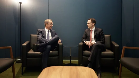 Νέο Δελχί: Μητσοτάκης με Μάικλ Κράτσιος για δημιουργία AI giga factory Δ. Μακεδονία