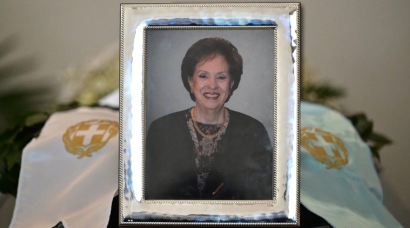 Κηδεύεται η Αννα Ψαρούδα - Μπενάκη ΒΙΝΤΕΟ