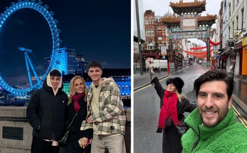 Ταξίδι στο εξωτερικό για την αιγιώτισσα Ντορέττα Παπαδημητρίου με παιδιά και σύντροφο ΦΩΤΟ