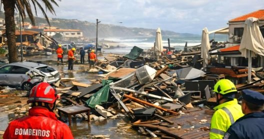 Πορτογαλία: Σφοδρές βροχοπτώσεις, 200.000 πολίτες χωρίς ηλεκτρικό ΒΙΝΤΕΟ ΦΩΤΟ