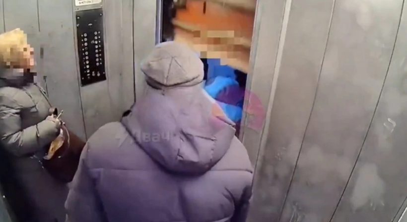 Ανδρας κινδύνευσε να συνθλιβεί από ασανσέρ ΒΙΝΤΕΟ