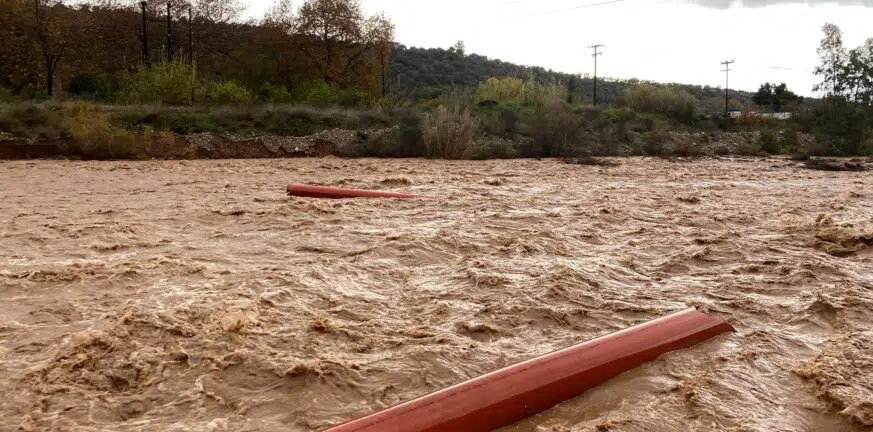 Αχαΐα: Υπερχείλισαν ποτάμια – «Πνίγηκαν»  πάνω από 3.000 στρέμματα καλλιεργειών ΒΙΝΤΕΟ