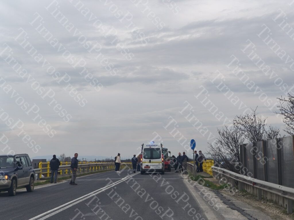 Γυναίκα καταπλακώθηκε από τρακτέρ στον Τύρναβο