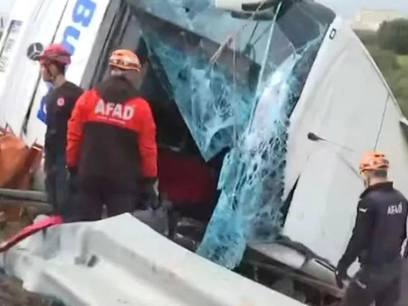Τουρκία: Πολύνεκρο τροχαίο δυστύχημα με λεωφορείο ΒΙΝΤΕΟ ΦΩΤΟ