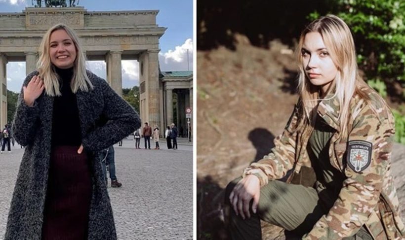 Η τραπεζίτρια που άφησε τη χλιδή για τις μάχες στην Ουκρανία