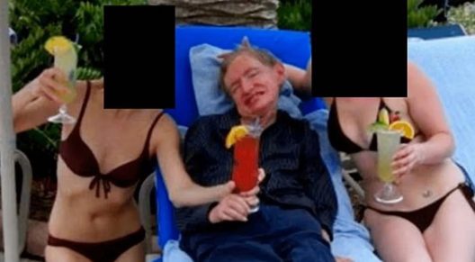 «Μυστήριο» με τη φωτογραφία και τις γυναίκες με μπικίνι του Χόκινγκ, βρέθηκε στα αρχεία Επσταϊν