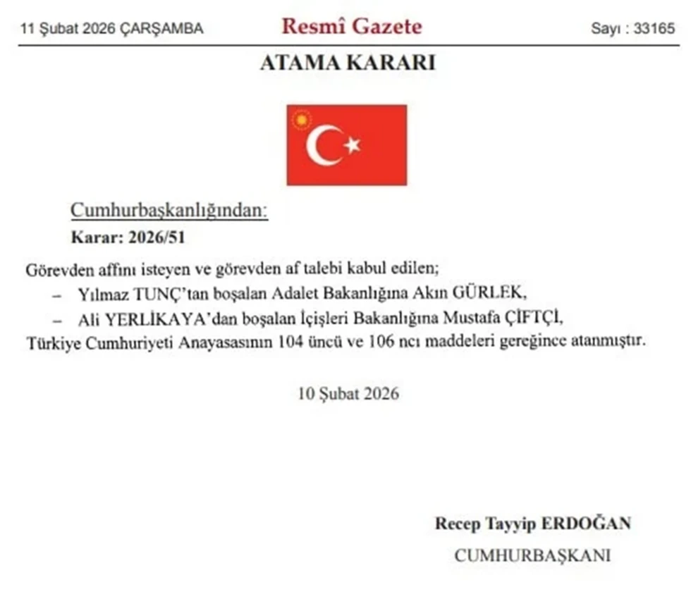 Τουρκία: Νέος υπουργός Δικαιοσύνης ο εισαγγελέας στις υποθέσεις κατά του Ιμάμογλου