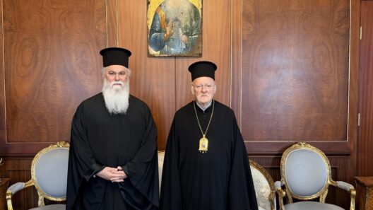 Στον Οικουμενικό Πατριάρχη Βαρθολομαίο ο Μητροπολίτης Καλαβρύτων και Αιγιαλείας Ιερώνυμος ΦΩΤΟ