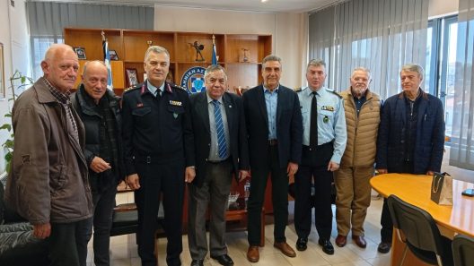 Εθιμοτυπική επίσκεψη του νέου Προεδρείου της Ένωσης Συνταξιούχων Αστυνομίας Πόλεων Πατρών ΦΩΤΟ