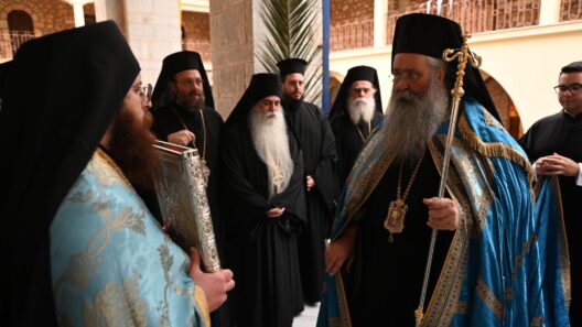Ο Μητροπολίτης Χίου στον Ευαγγελισμό και την 25η Μαρτίου στην Μονή Αγίας Λαύρας ΦΩΤΟ