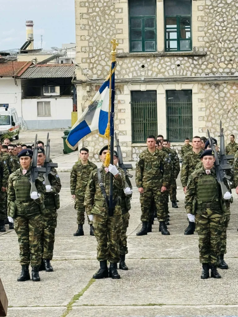 Oρκωμοσία των νεοσυλλέκτων Οπλιτών στο ΚΕΤΧ από τον Μητροπολίτη Χρυσόστομο ΦΩΤΟ