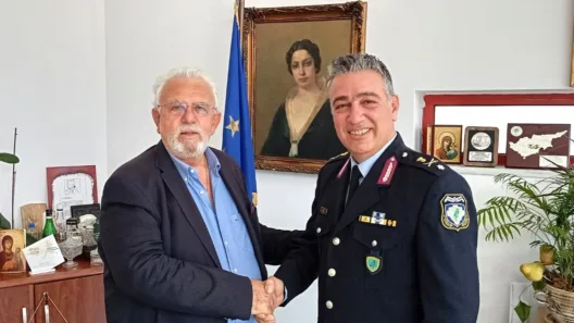 Αμαλιάδα: Συνάντηση του Δημάρχου Ήλιδας με τον νέο Αστυνομικό Διευθυντή Ηλείας ΦΩΤΟ