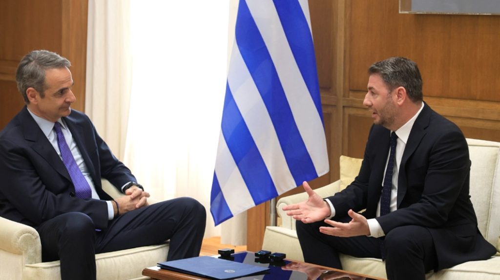 Ενημέρωση Μητσοτάκη σε Ανδρουλάκη για τη Μέση Ανατολή