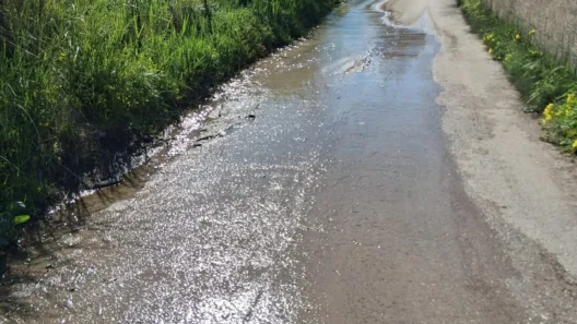 Αγιος Βασίλειος Πατρών: Αδιάβατος δρόμος, πραγματική «τσουλήθρα» ΦΩΤΟ