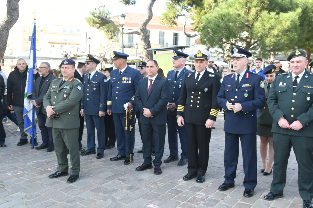 Ο εορτασμός της Εθνικής Επετείου από την Ένωση Στρατιωτικών Αχαΐας ΦΩΤΟ