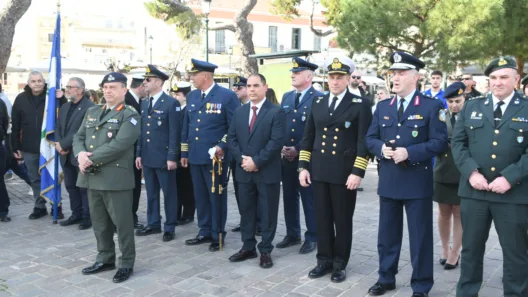 Ο εορτασμός της Εθνικής Επετείου από την Ένωση Στρατιωτικών Αχαΐας ΦΩΤΟ