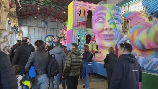 Πλήθος σχολείων και συλλόγων ξεναγήθηκαν στο Καρναβαλικό Εργαστήριο στο Πετρωτό Πάτρας ΦΩΤΟ