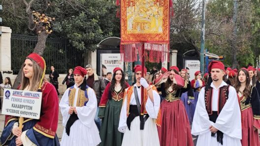 Καλάβρυτα: Μαθητές άνοιξαν την μεγάλη παρέλαση της Αθήνας ΦΩΤΟ