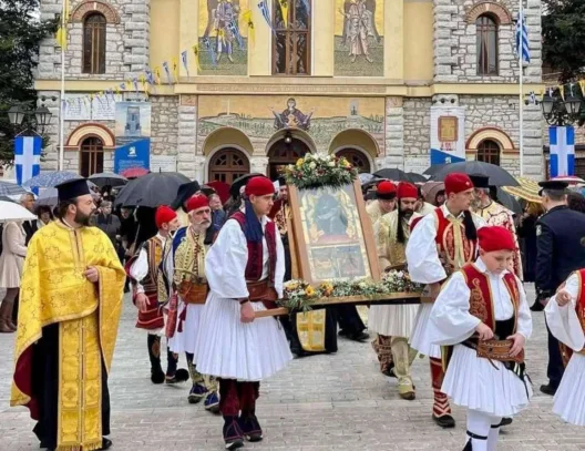 Τα Καλάβρυτα τίμησαν τον Πολιούχο τους Αγιο Αλέξιο ΦΩΤΟ