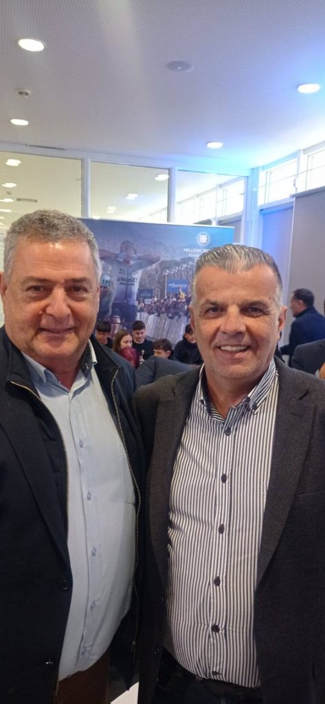 Ο Αντιπερειφερειάρχης Αθλητισμού Τ. Αντωνόπουλος στο «ΔΕΗ Tour Of Hellas» ΦΩΤΟ