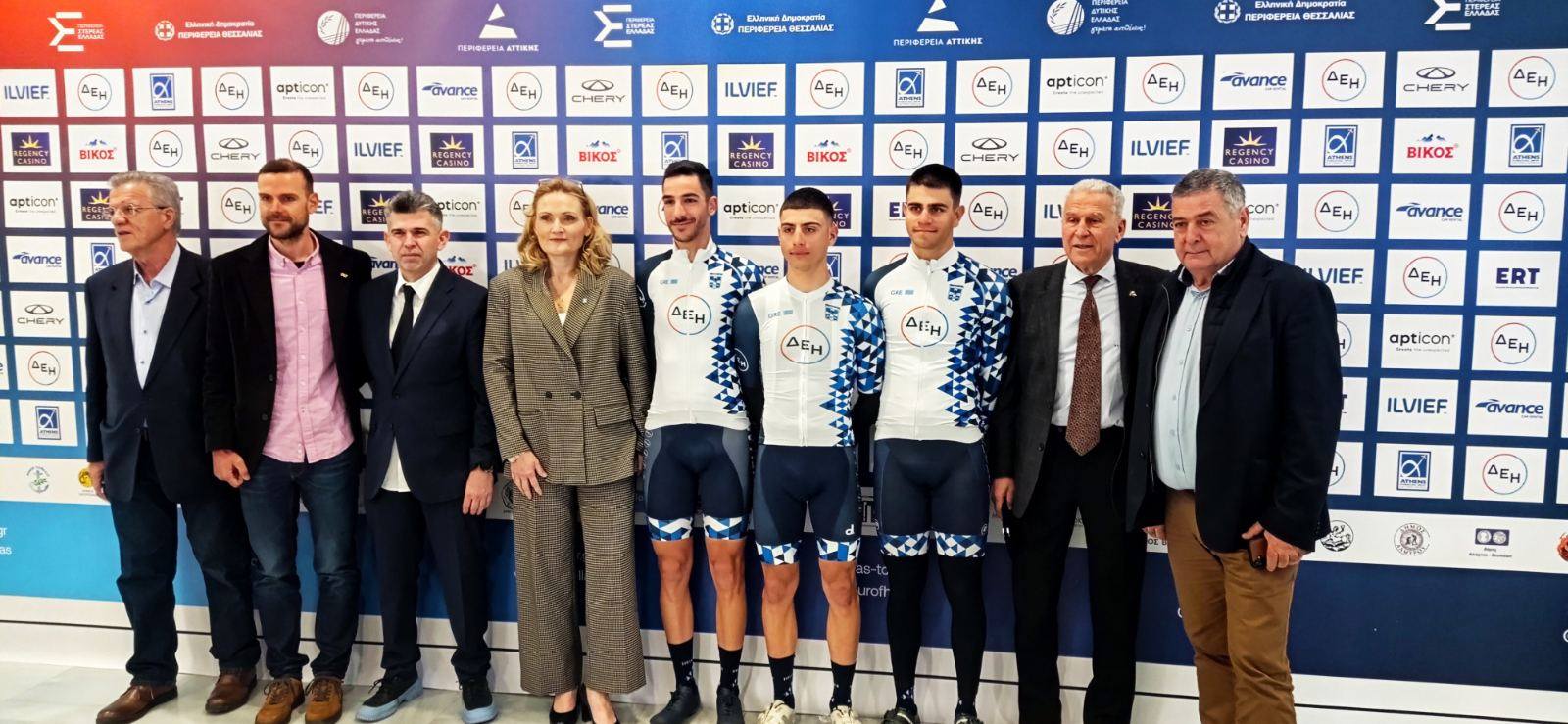 Ο Αντιπερειφερειάρχης Αθλητισμού Τ. Αντωνόπουλος στο «ΔΕΗ Tour Of Hellas» ΦΩΤΟ