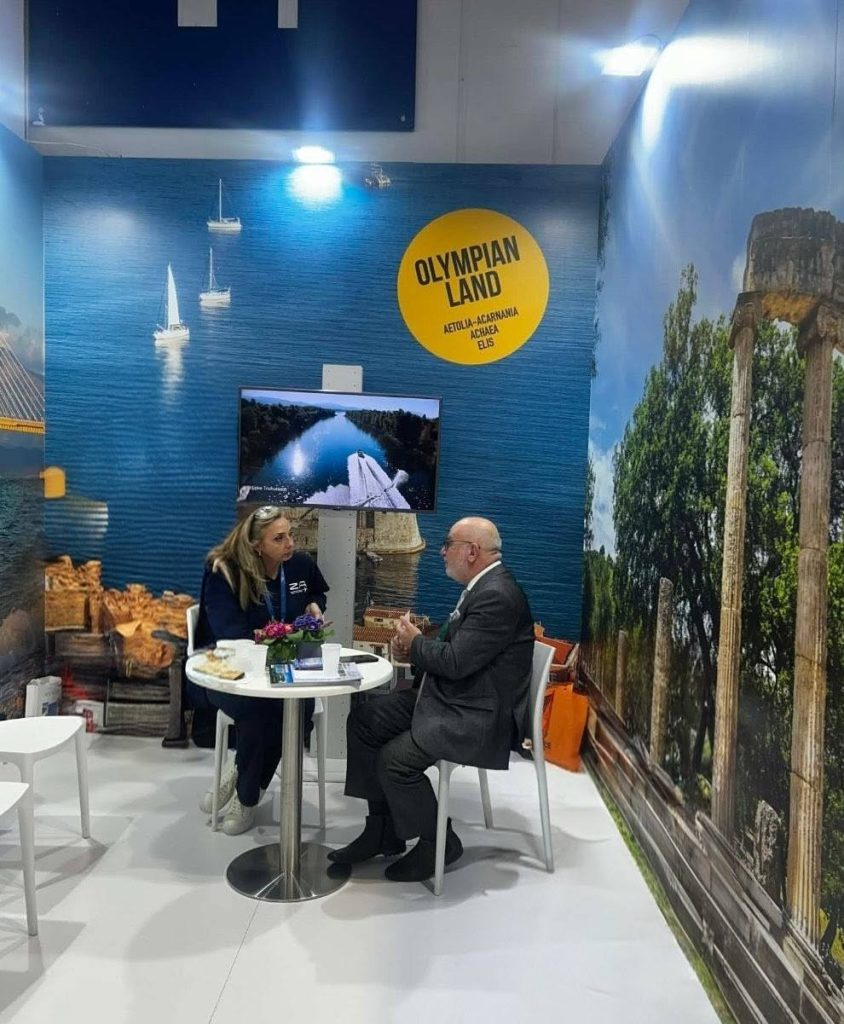 Στην ITB Berlin ο Π. Σακελλαρόπουλοςν για προσέλκυση Αεροπορικής εταιρείας στον Αραξο ΦΩΤΟ