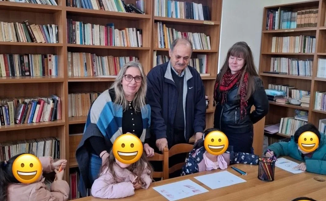 Μαθητές του 3ου Νηπιαγωγείου Κάτω Αχαΐας στην Δημοτική Βιβλιοθήκη ΦΩΤΟ