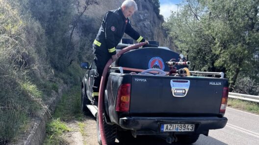Ο «Αχαιός ΕΟΠΠ» στην κατάσβεση συμβάντων πυρκαγιάς ΦΩΤΟ