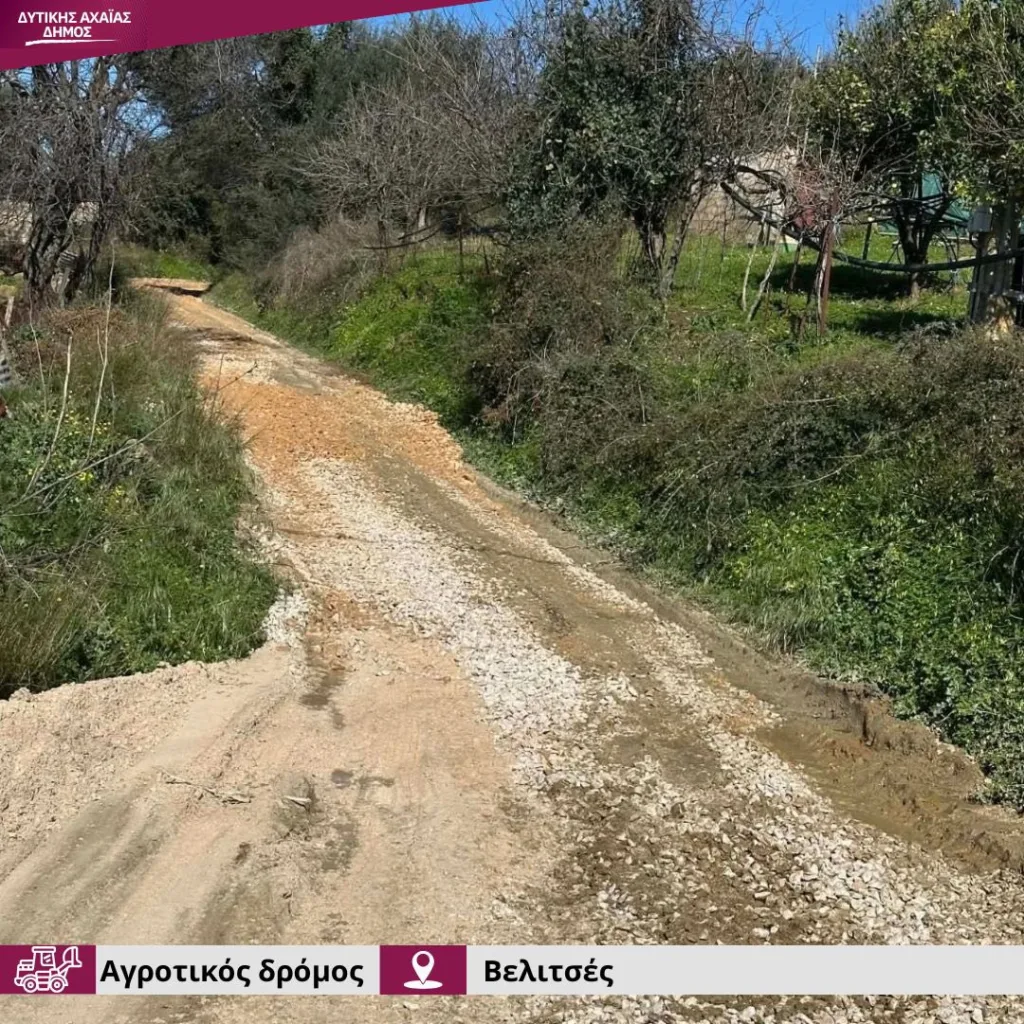 Δυτική Αχαΐα: «Κόπηκε» δρόμος από τις συνεχείς βροχές ΦΩΤΟ 29 Δυτική Αχαΐα: «Κόπηκε» δρόμος από τις συνεχείς βροχές ΦΩΤΟ