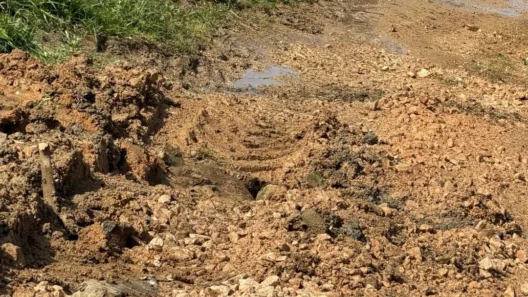 Δυτική Αχαΐα: «Κόπηκε» δρόμος από τις συνεχείς βροχές ΦΩΤΟ