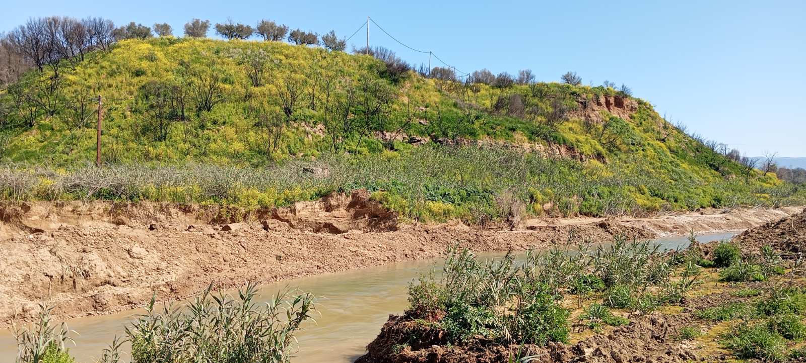 Δυτική Αχαΐα: Κίνδυνος πλημμύρας σε σπίτια και καλλιέργειες ΦΩΤΟ