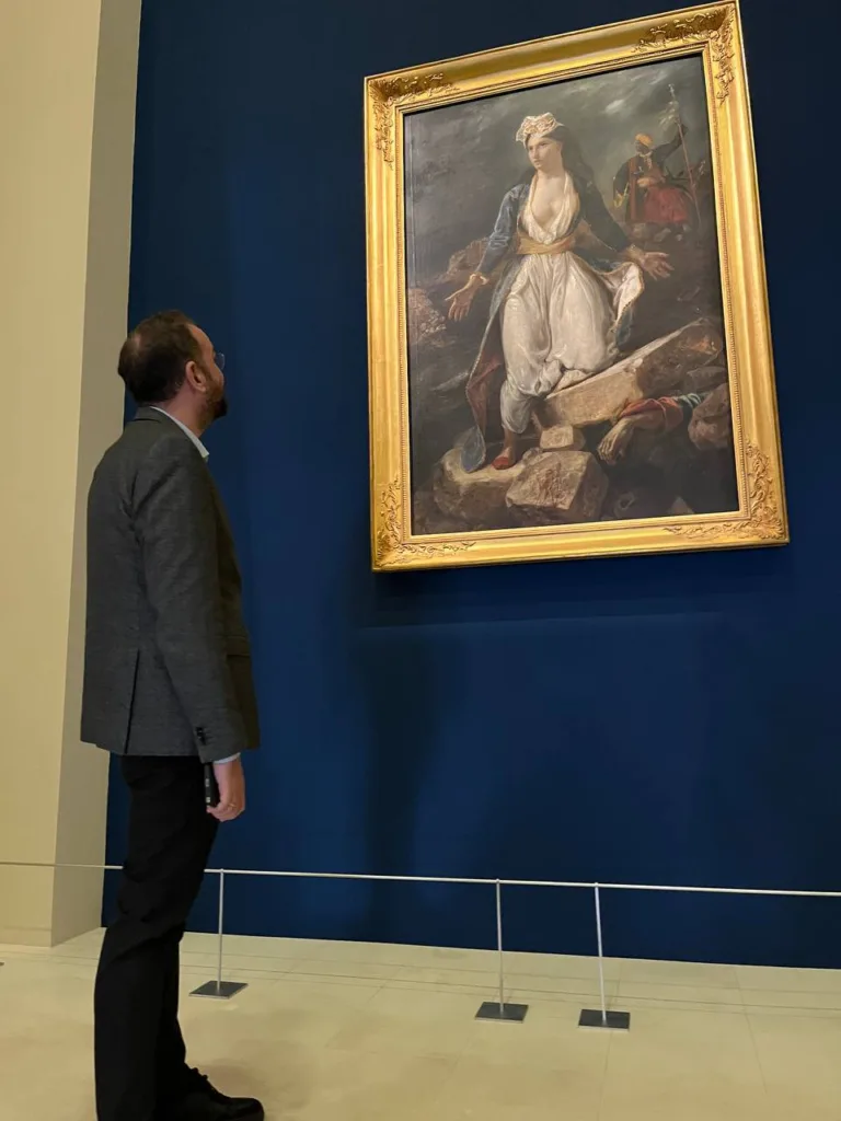 Ο Ν. Φαρμάκης και «Η Ελλάδα στα ερείπια του Μεσολογγίου» ΦΩΤΟ