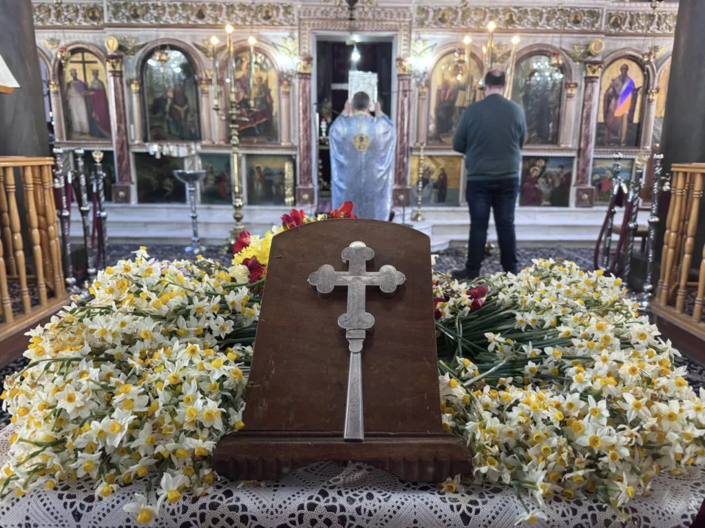 Η Κυριακή της Σταυροπροσκυνήσεως στον Αγιο Δημητριο Κλειτορίας ΦΩΤΟ