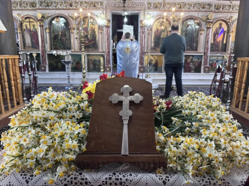 Η Κυριακή της Σταυροπροσκυνήσεως στον Αγιο Δημητριο Κλειτορίας ΦΩΤΟ