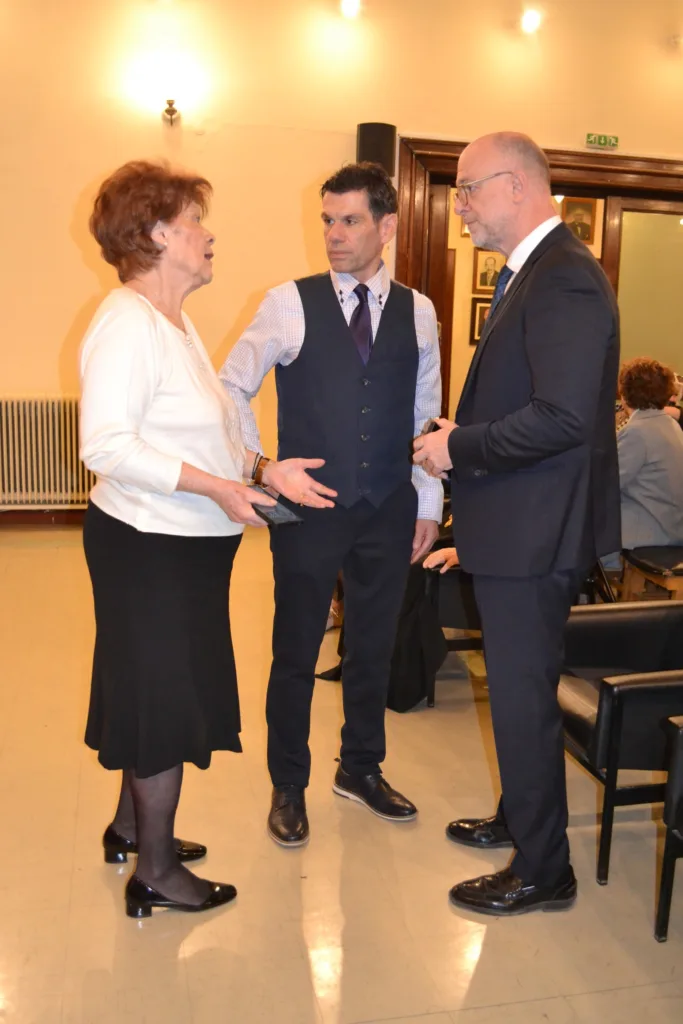 Στην «Παναθηναϊκή» Πάτρας ο Πρέσβης - Διδάκτωρ Φιλοσοφίας και Ιστορίας Δ.Παπανδρέου ΦΩΤΟ