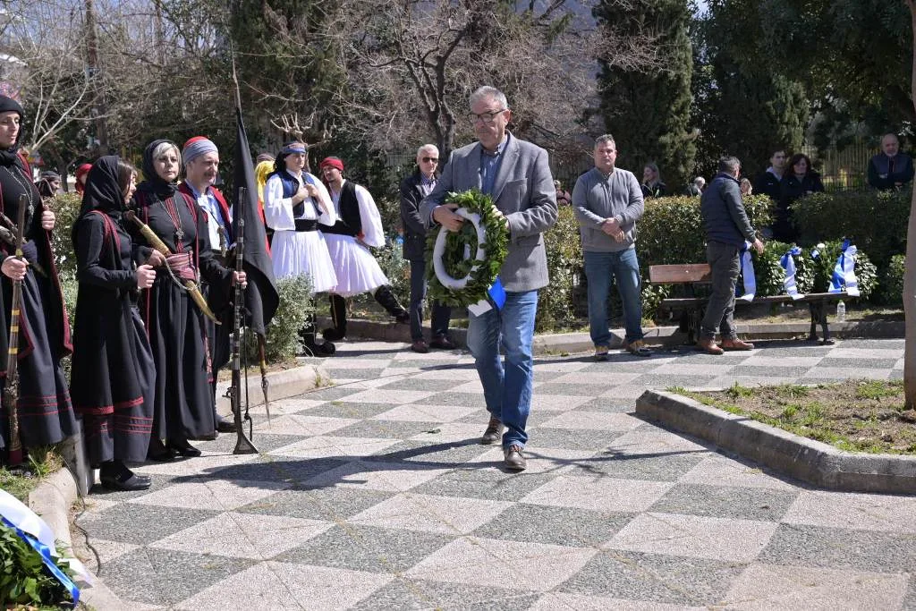 Ο αντιδήμαρχος Τ. Πετρόπουλος, επετειακά, στους «Γιαννιάδες» ΦΩΤΟ