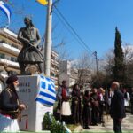 Στο άγαλμα του Γιαννιά, τιμήθηκε ο Εθνικός Επαναστάτης ΦΩΤΟ
