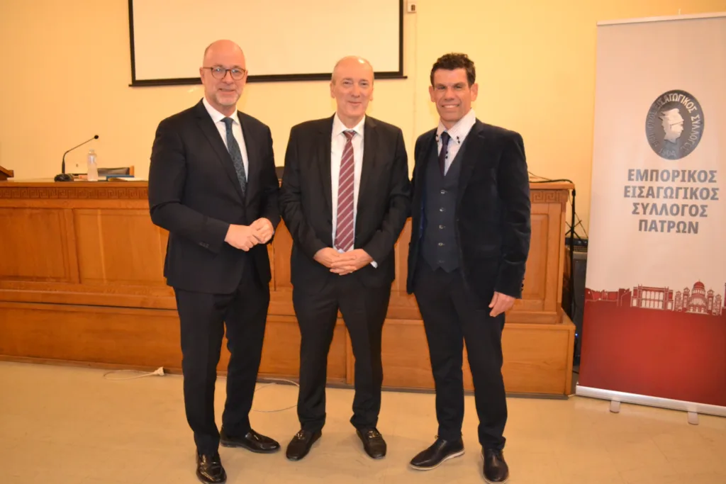 Στην «Παναθηναϊκή» Πάτρας ο Πρέσβης - Διδάκτωρ Φιλοσοφίας και Ιστορίας Δ.Παπανδρέου ΦΩΤΟ